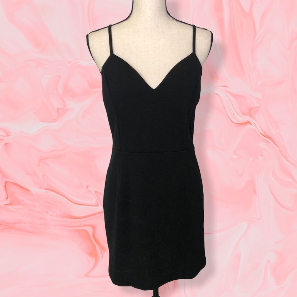 NEW WITH TAGS Charlotte Russe Black Bodycon Dress